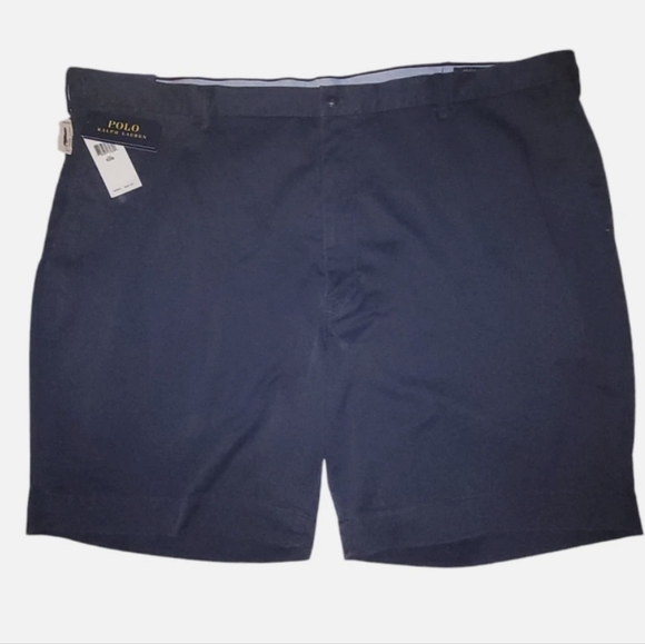 Polo Ralph Lauren Other - Polo Ralph Lauren Shorts Mens 52B Chino 9" Stretch Classic Fit Navy Blue NEW